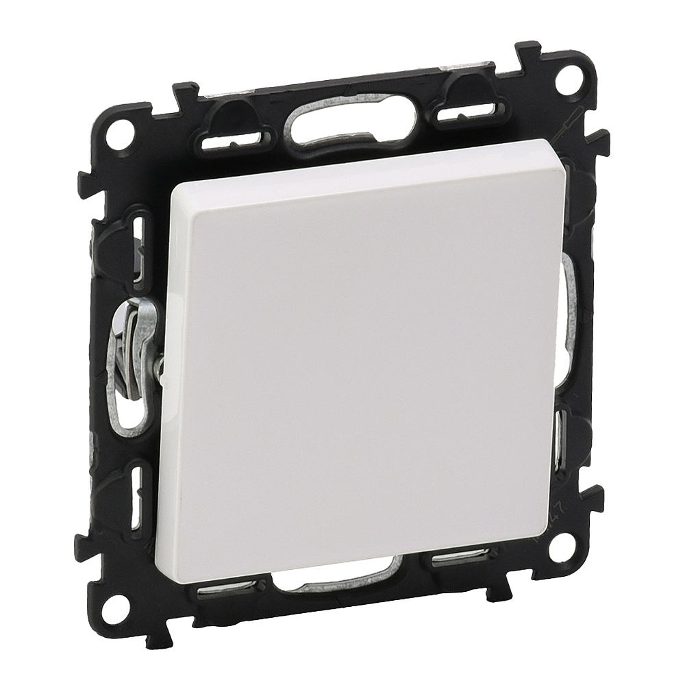 Legrand Valena LIFE DIY Бел Выключатель кнопочный 1-клавишный, 6А 250В