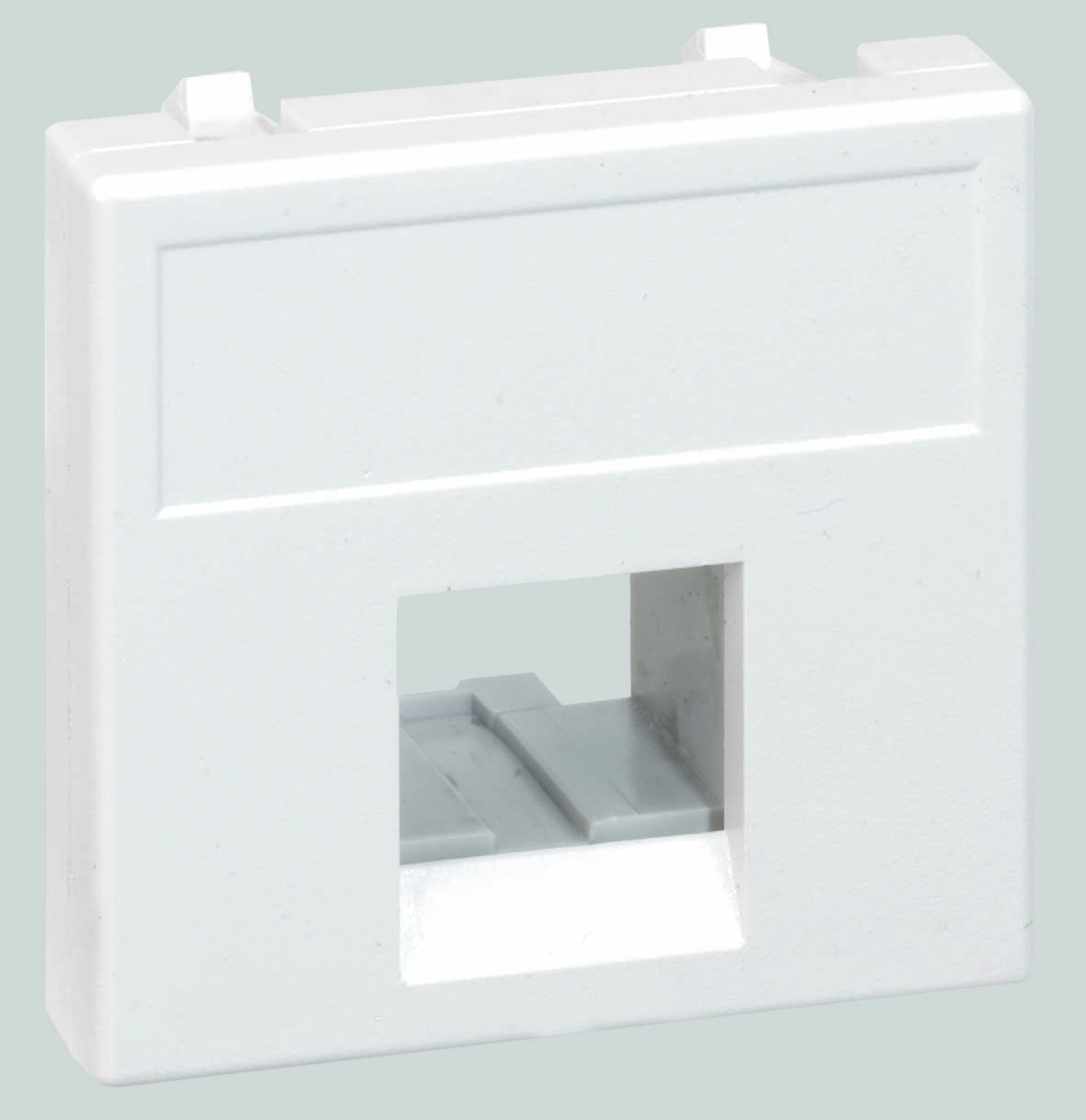 Simon Connect Белый Адаптер на 1 конектор RJ45 SimonConnect, AMP(S110,SL110,SLt),Brand-Rex,RIT, 45х45мм