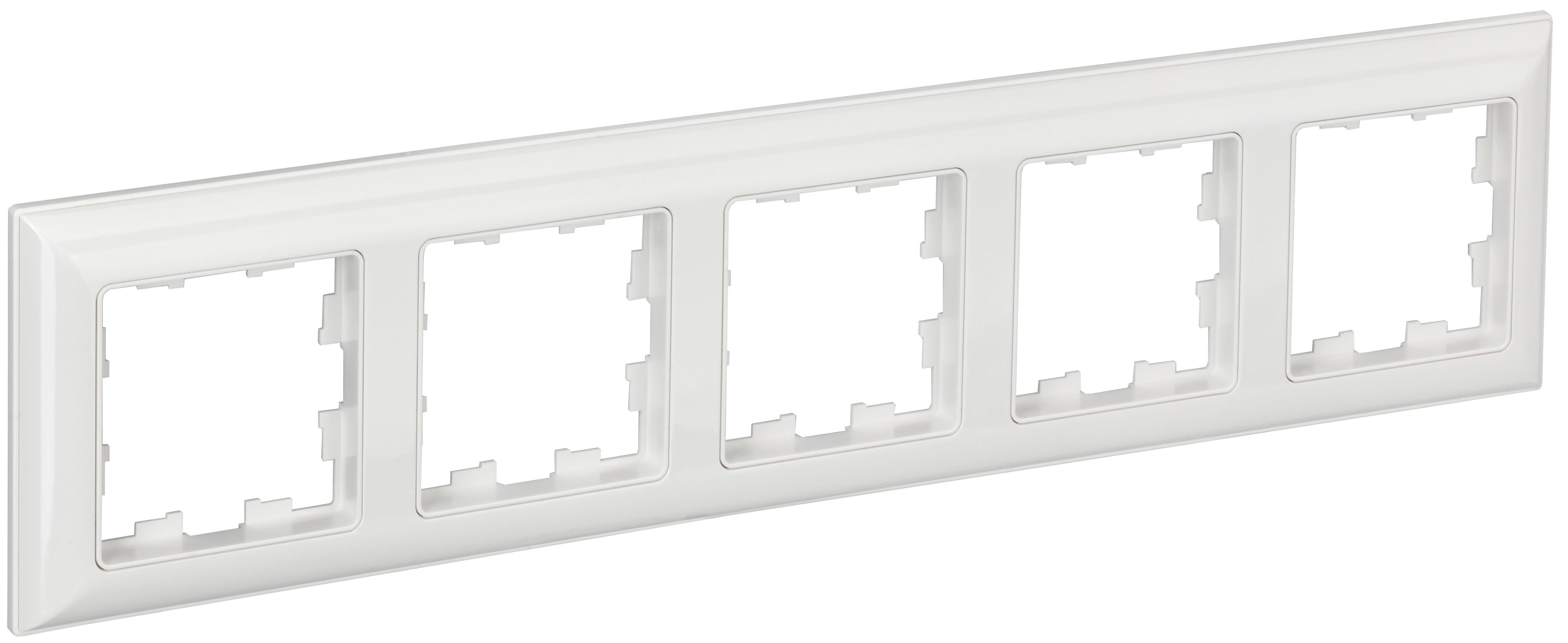 IEK BRITE DECOR Белый 3D-форма Рамка 5-м РУ-5-Бр