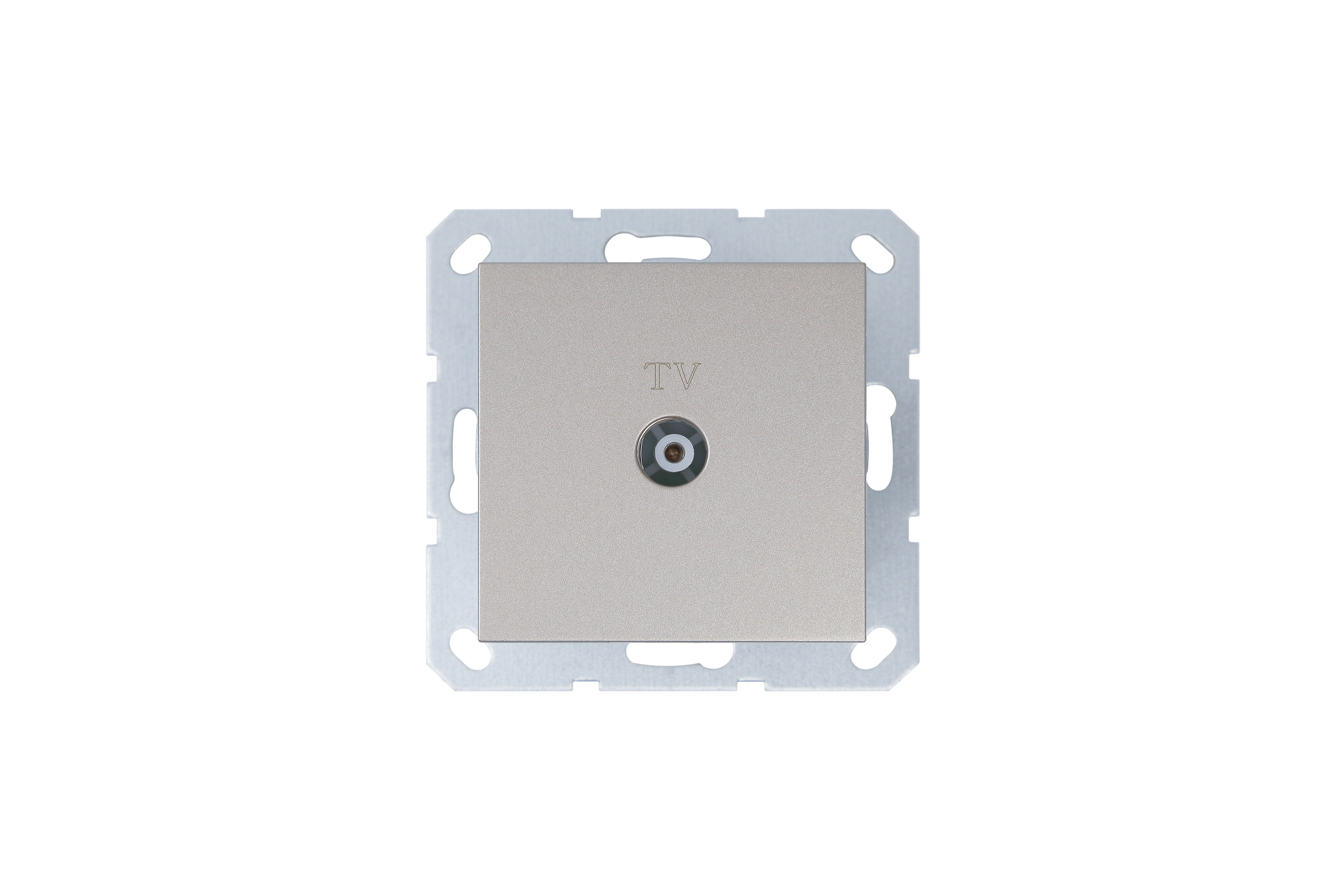Jasmart G Шампань Розетка TV Φ9.5mm проходная