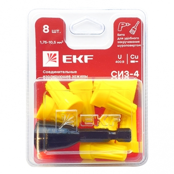 EKF PROxima СИЗ-4 (1,75-10,5мм2) блистер (8шт.)