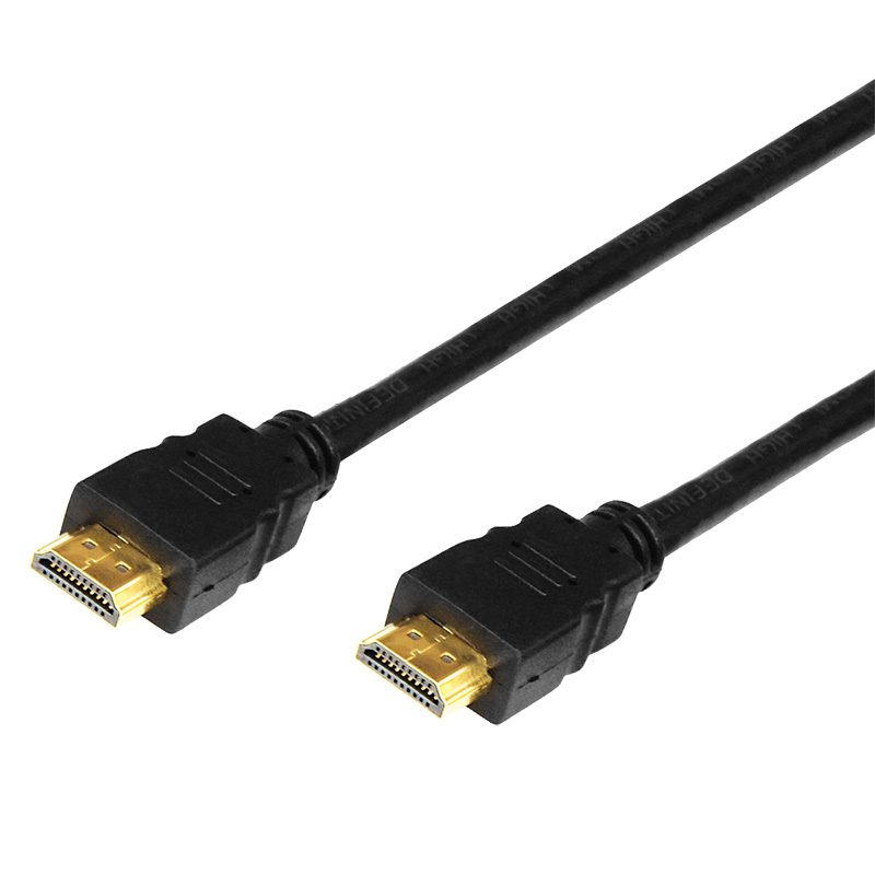 PROconnect Шнур HDMI - HDMI с фильтрами, длина 1 метр (GOLD) (PE пакет) PROconnect