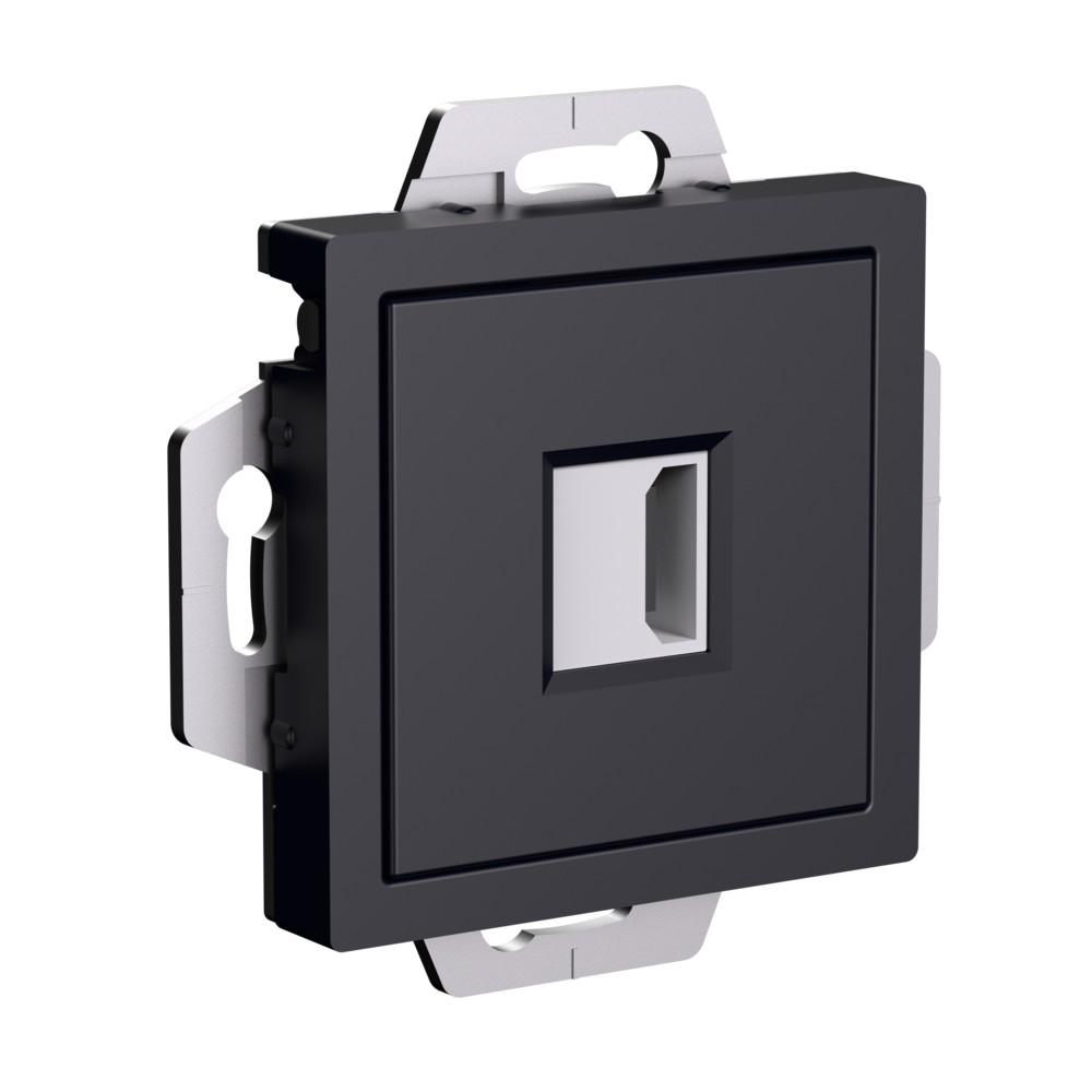 Systeme Electric AtlasDesign Карбон Розетка HDMI, механизм