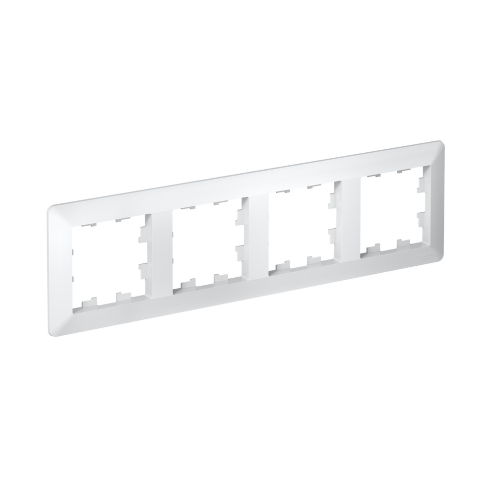 Systeme Electric AtlasDesign Air Белый/дымчатый белый Рамка 4-ая