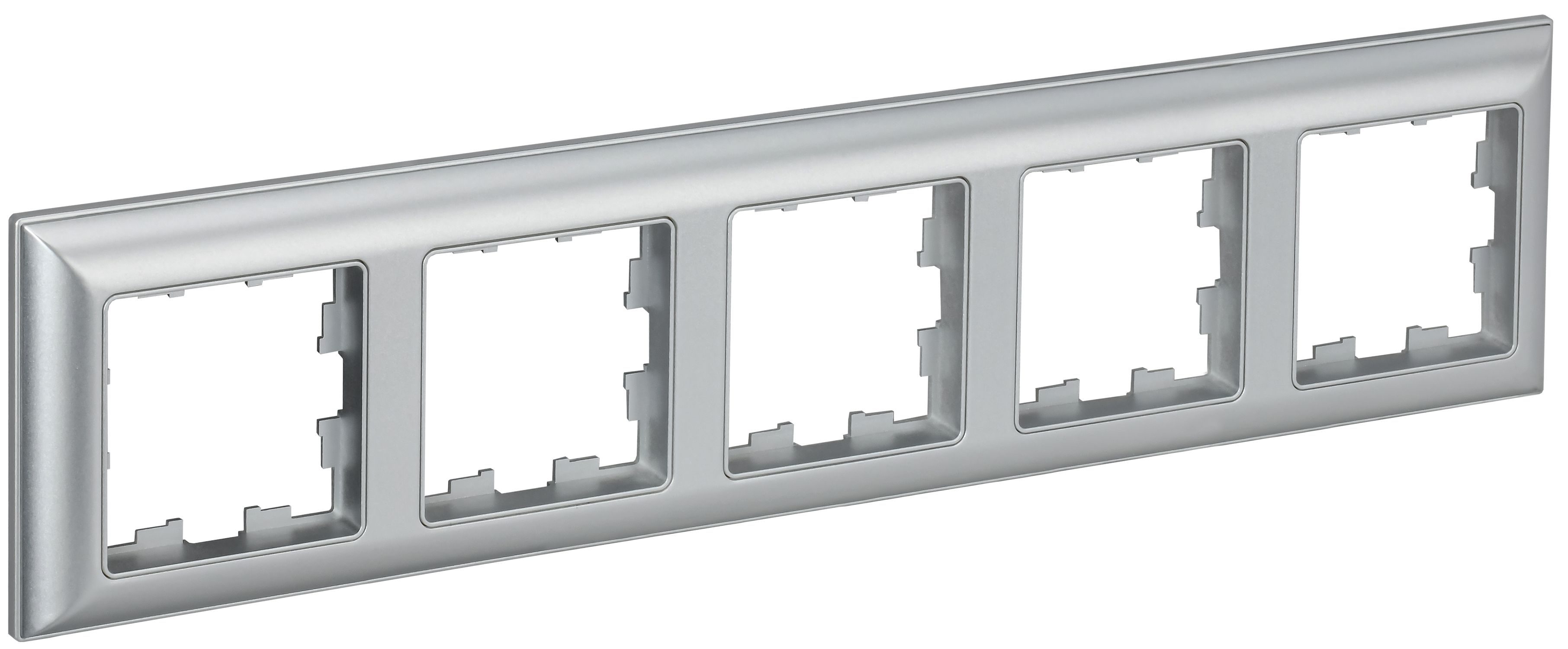 IEK BRITE DECOR Алюминий 3D-форма Рамка 5-м РУ-5-Бр