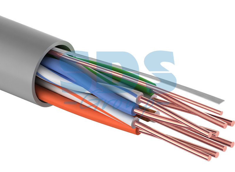 PROconnect Кабель UTP PROconnect 4PR 24AWG, CU (медь), CAT5E, 100 МГц, PVC, серый, бухта 50 м