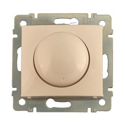 Legrand DIY Valena Крем Светорегулятор поворотный 40-400W для ламп накаливания (вкл поворотом)