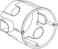 SE Установочная коробка сплошных стен 68x60 DIY