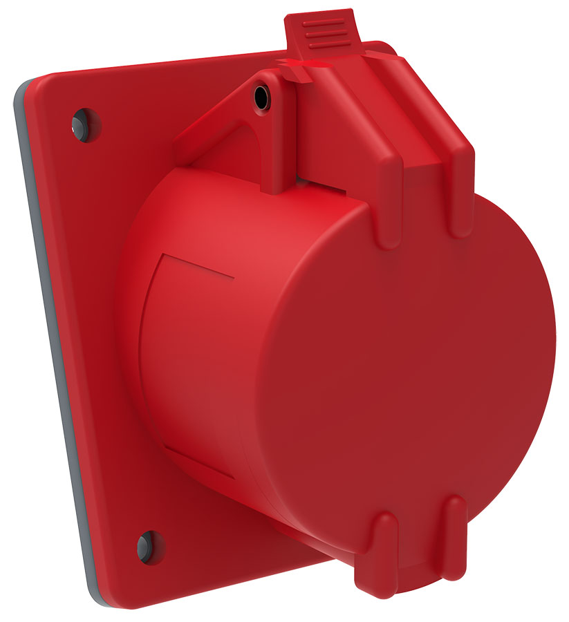 IEK Розетка встраиваемая ССИ-414 16А-6ч/380-415В 3Р+PЕ IP44 MAGNUM