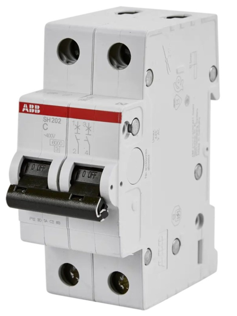 ABB SH202 C63 6кА Выключатель автоматический 2-пол.