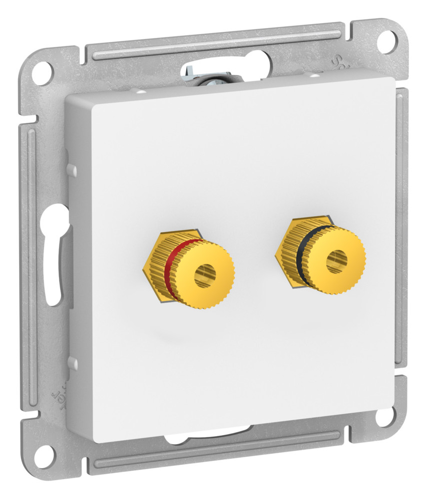 Systeme Electric AtlasDesign Лотос Розетка аудио двойная