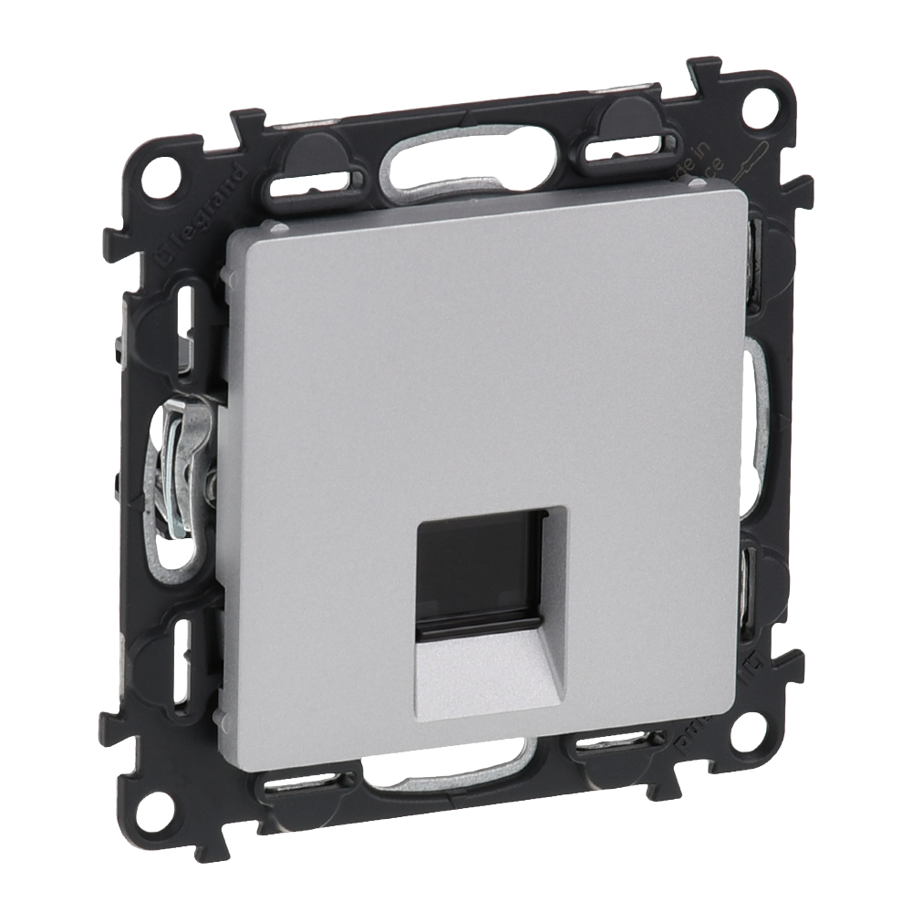 Legrand Valena LIFE DIY Алюм Розетка комп(RJ45) 1-ая 6 кат UTP