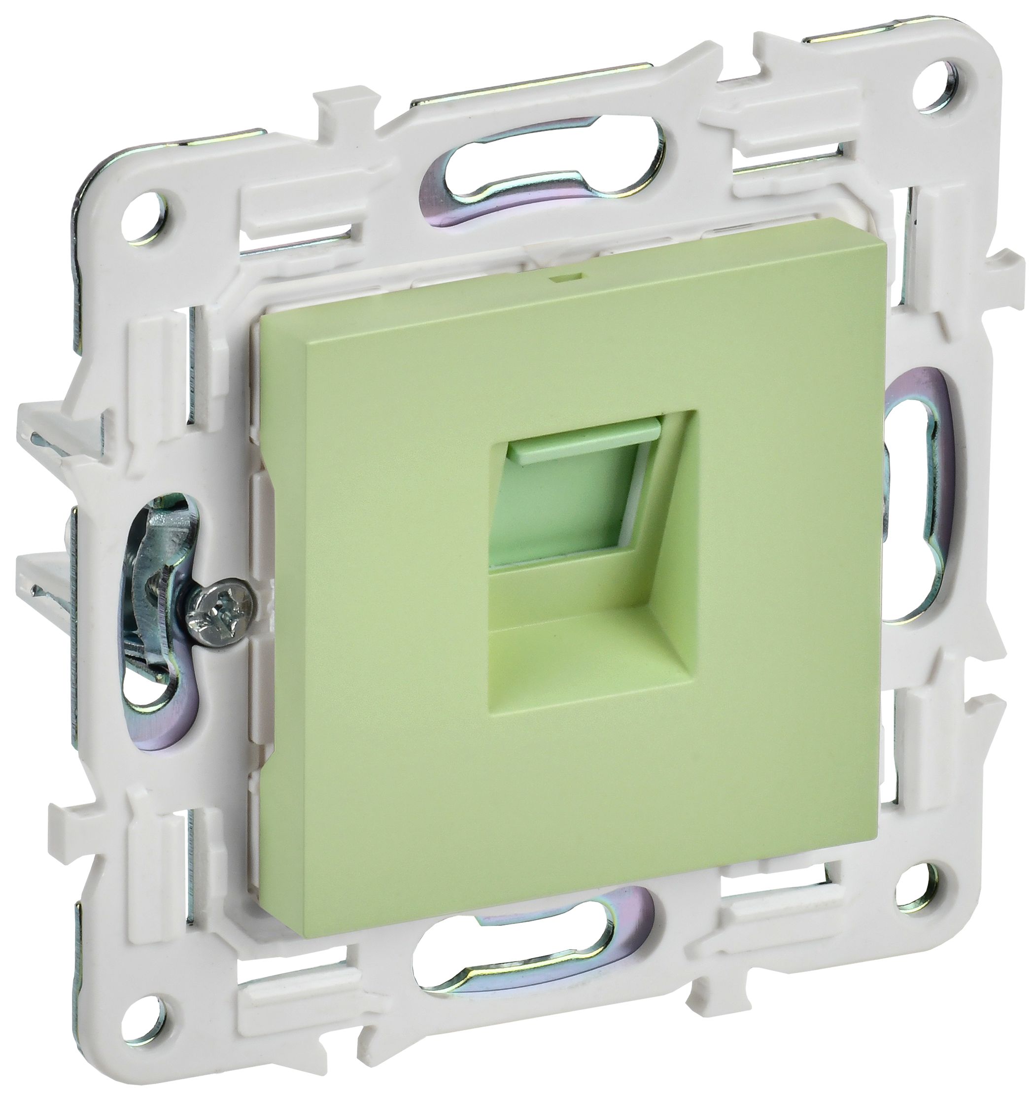 IEK SKANDY Мятный Розетка компьютерная RJ45 кат.5E SK-K01G