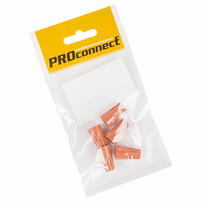 PROconnect Соединительный изолирующий зажим  "СИЗ-3", 1,5-6 мм², оранжевый, 5 шт.