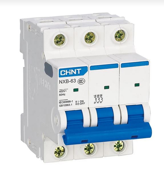 CHINT Авт. выкл. NXB-63S 3P 25А 4.5kA х-ка C (R)