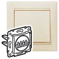 Legrand DIY Valena Крем Аудиорозетка 2-ая