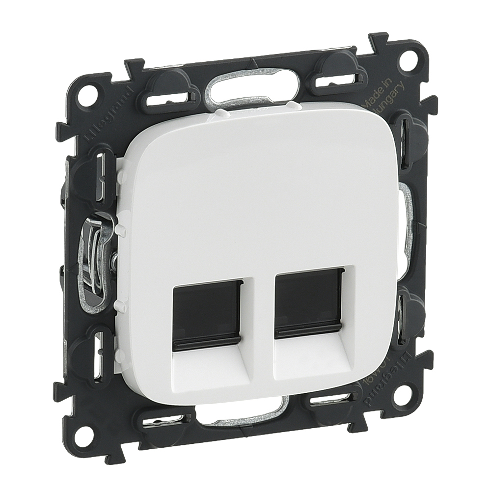 Legrand Valena ALLURE DIY Бел Розетка комп(RJ45) 2-ая 6 кат UTP
