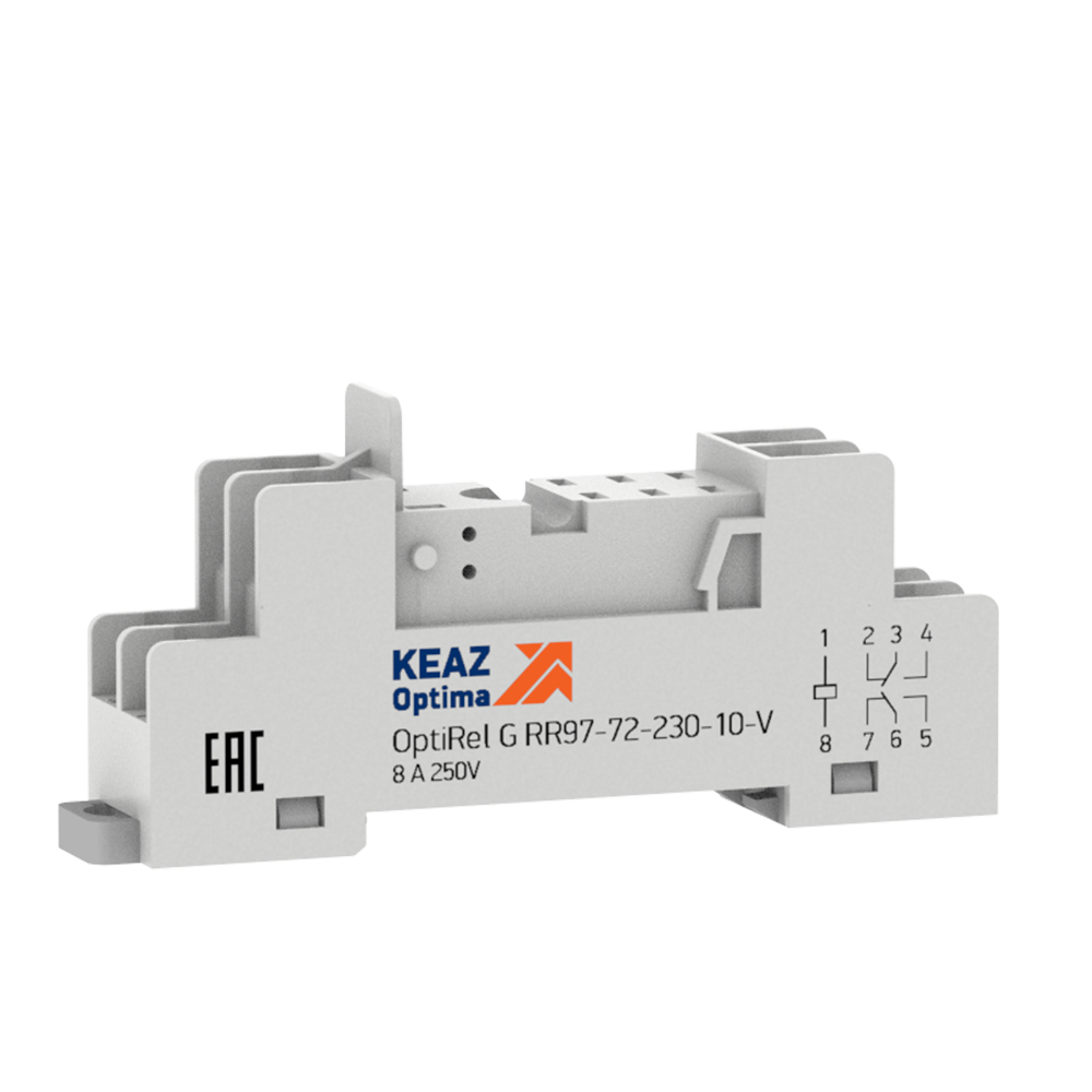 КЭАЗ Розетка для реле OptiRel G RR97-72-230-10-V