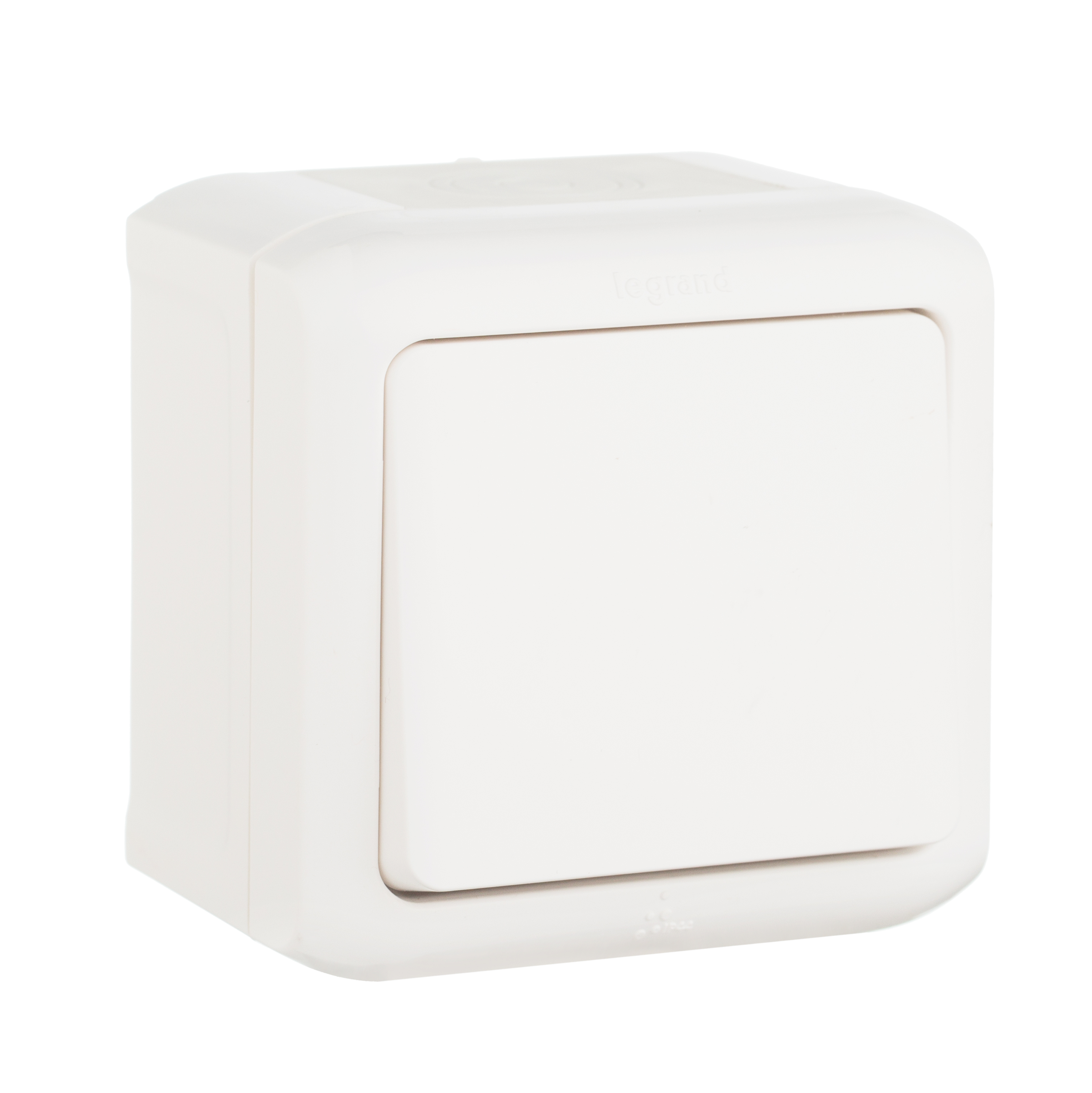 Legrand Quteo Белый Кнопка 1-клавишная IP44 6А