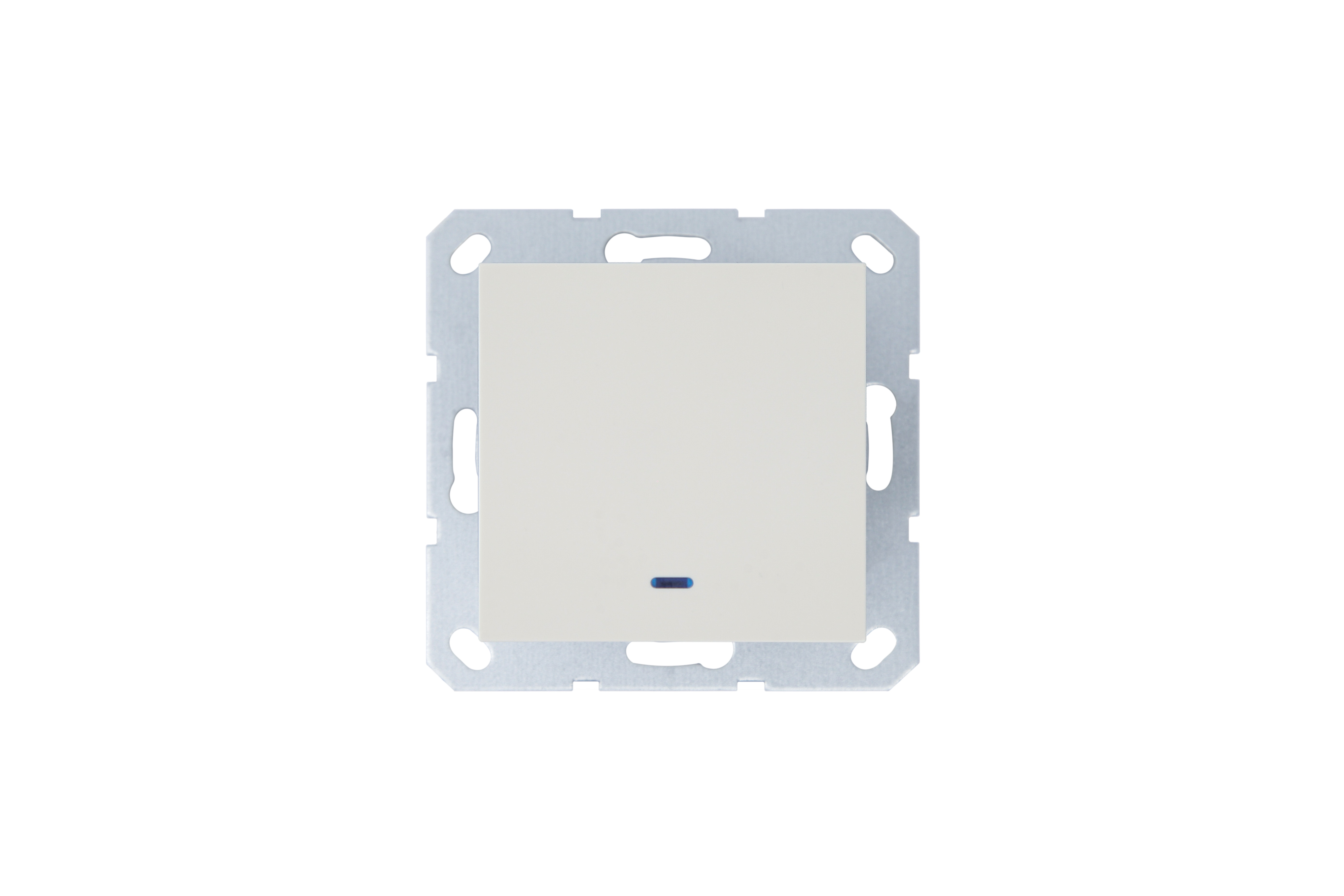 Jasmart G Слоновая кость Выключатель 1-кл проходной с подсветкой 10A 250V~