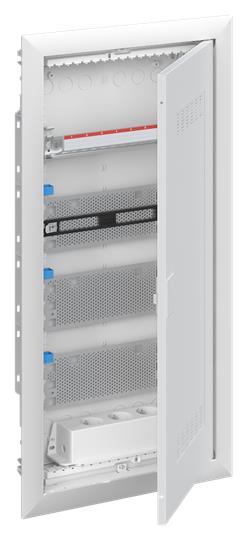 ABB STJ Шкаф мультимедийный с дверью с радиопрозрачной вставкой UK648MW (4 ряда)