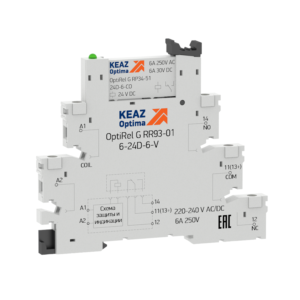 КЭАЗ Релейный модуль OptiRel G RM38-51-12U-6-V-CO