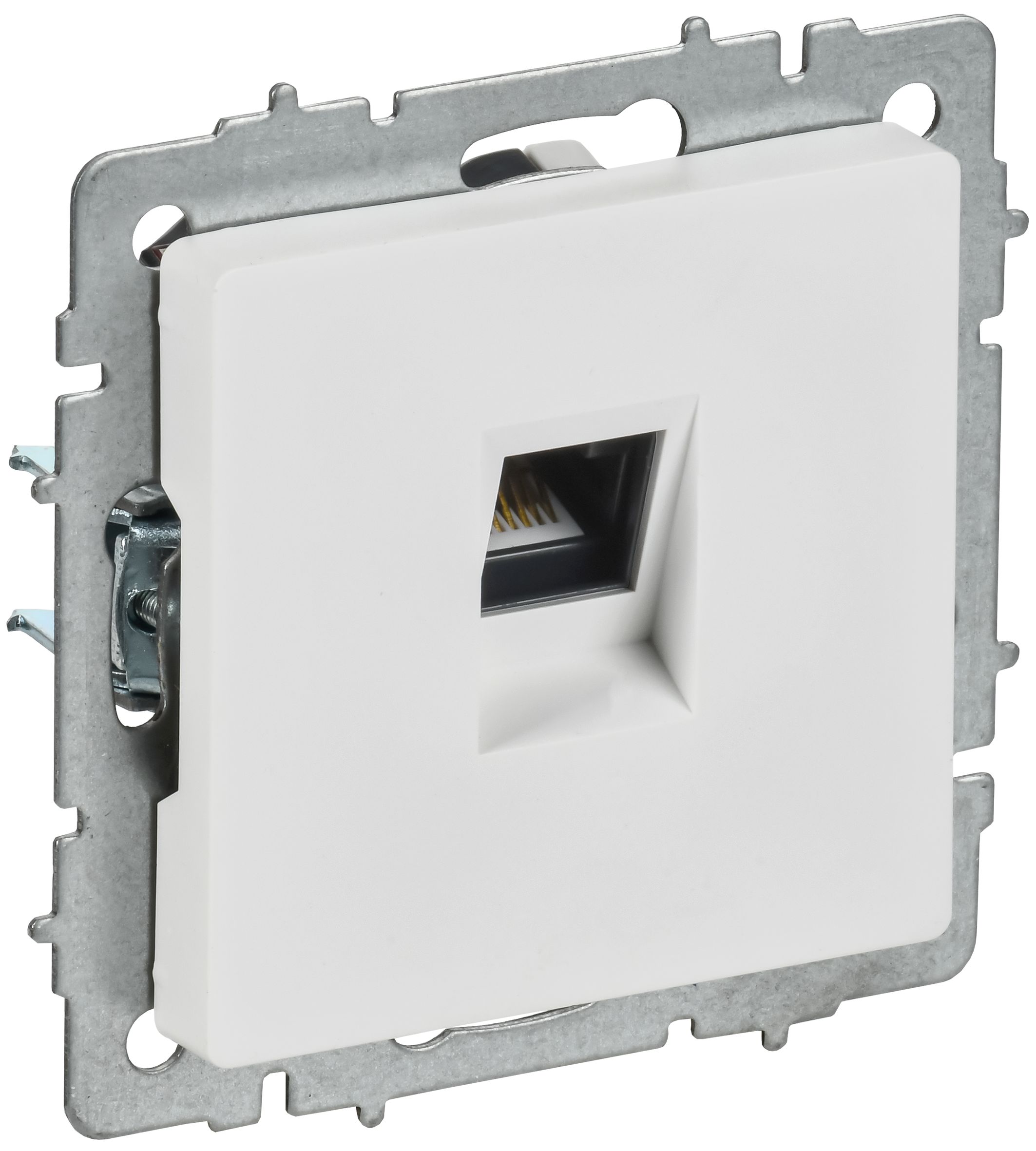 IEK BRITE Роз. комп. RJ45 кат.6 РК11-БрАБ а/б