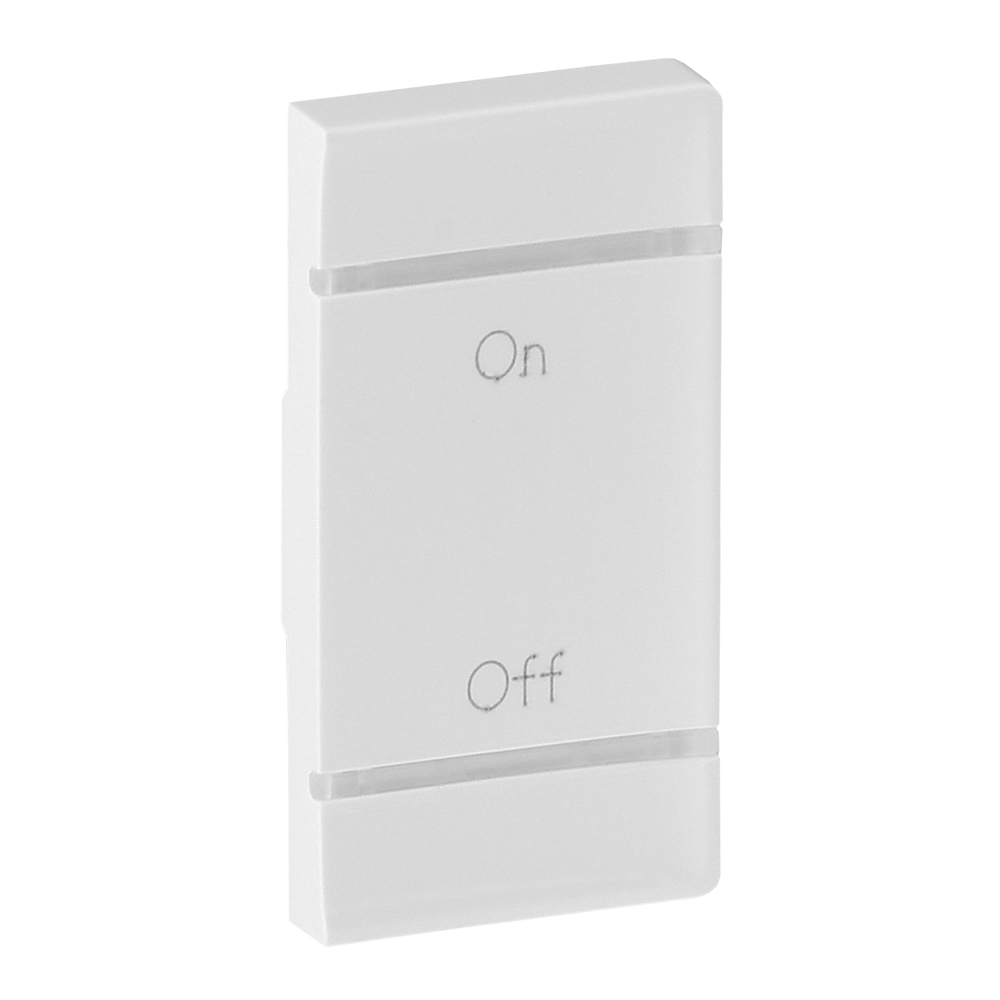 Legrand Valena LIFE Бел MyHome Накладка мех. BUS/SCS.С символом "On-Off".1 модуль.Установка справа