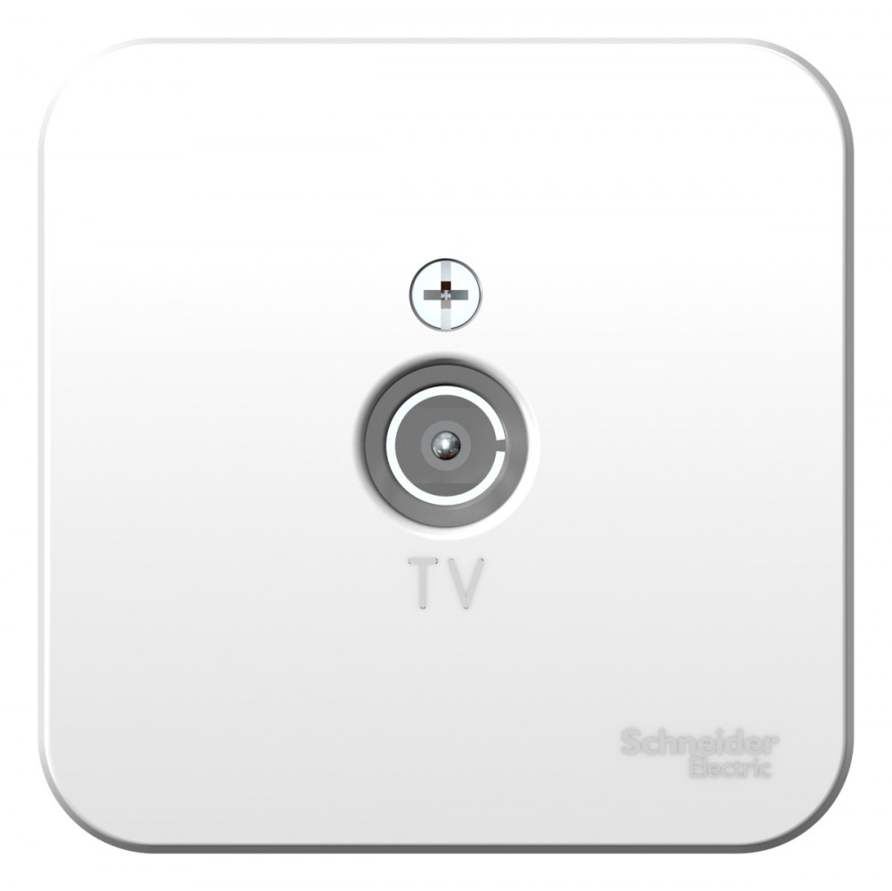 SE Blanca наруж Бел Розетка TV, изолир. пластина
