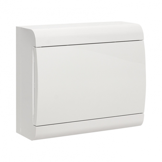 EKF PROxima Щит распределительный ЩРН-П-10 "SlimBox" белая дверца IP41