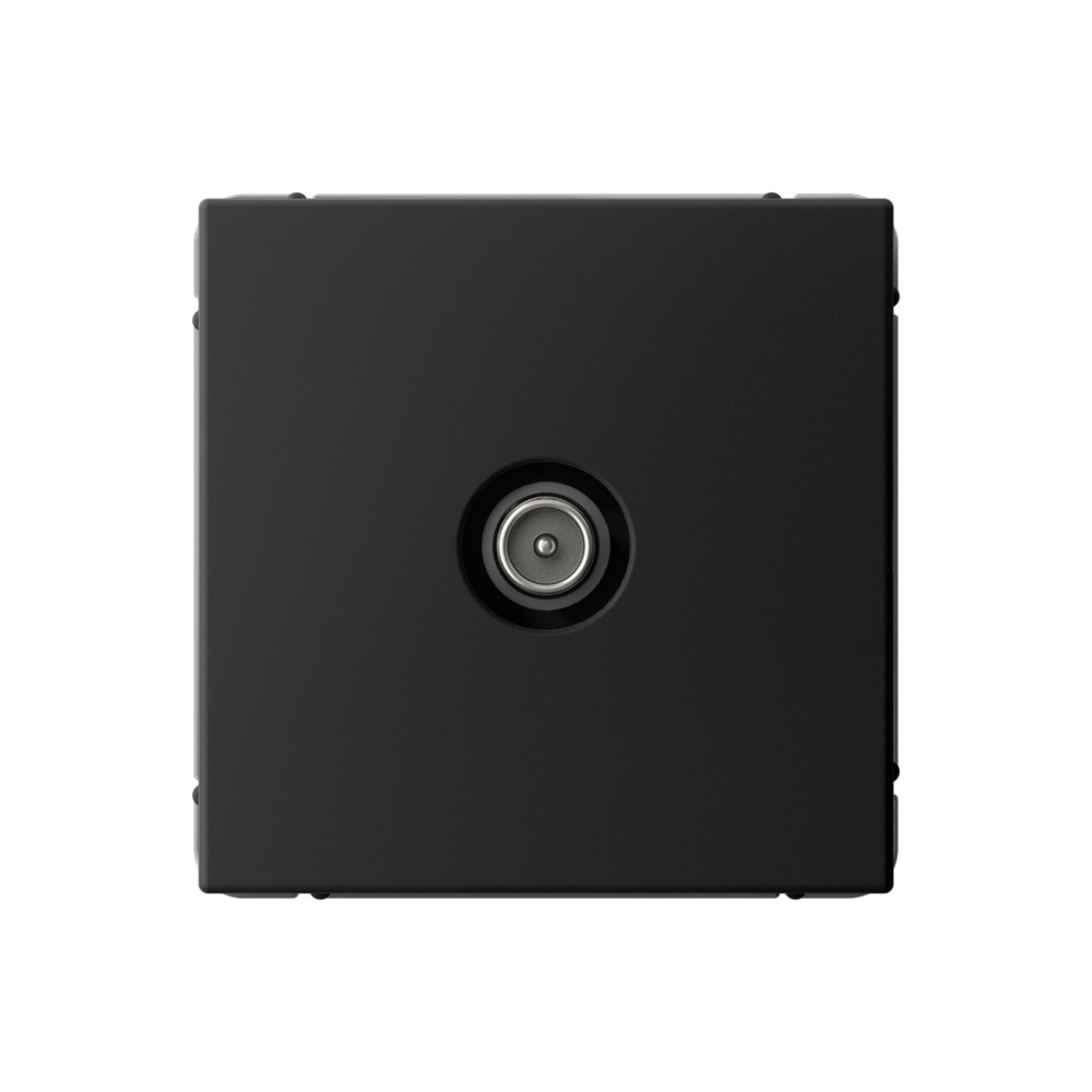Systeme Electric ArtGallery Карбон TV Розетка проходная 4DB, механизм