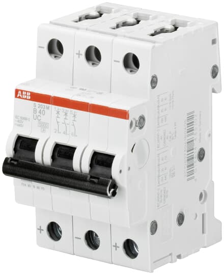 ABB Выключатель автоматический 3-полюсной S203M B20UC