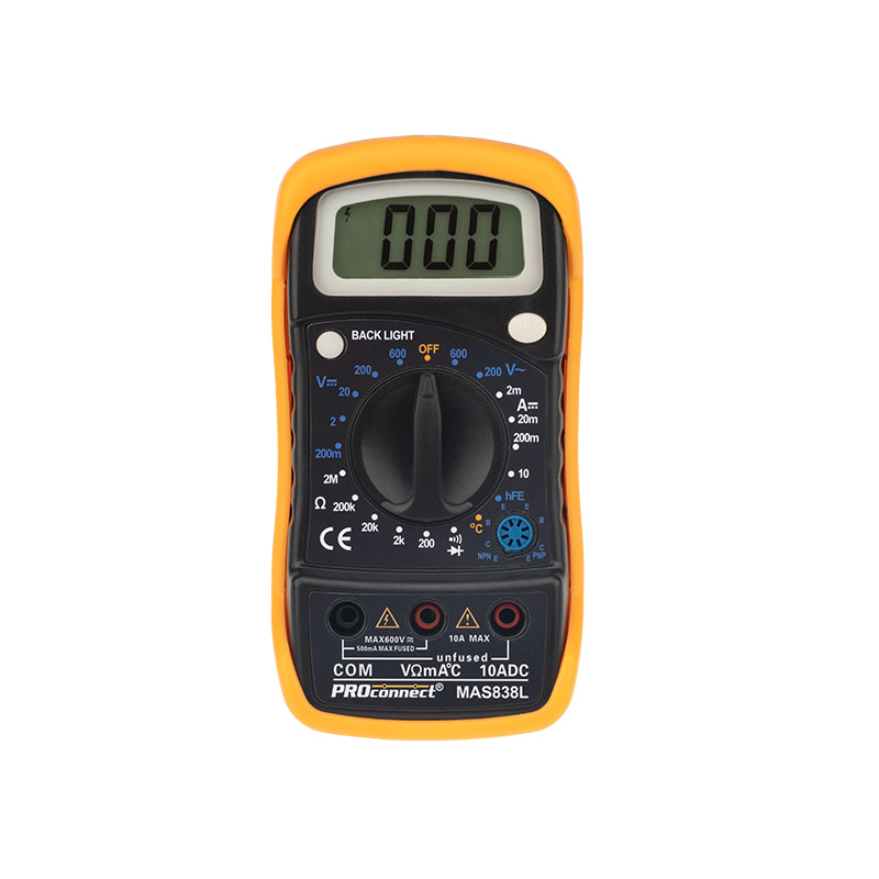 PROconnect Портативный мультиметр MAS838L (DT858L) PROconnect