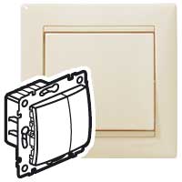 Legrand Valena Крем Светорегулятор нажимной 40-600W для л/н и обмоточных т-ров