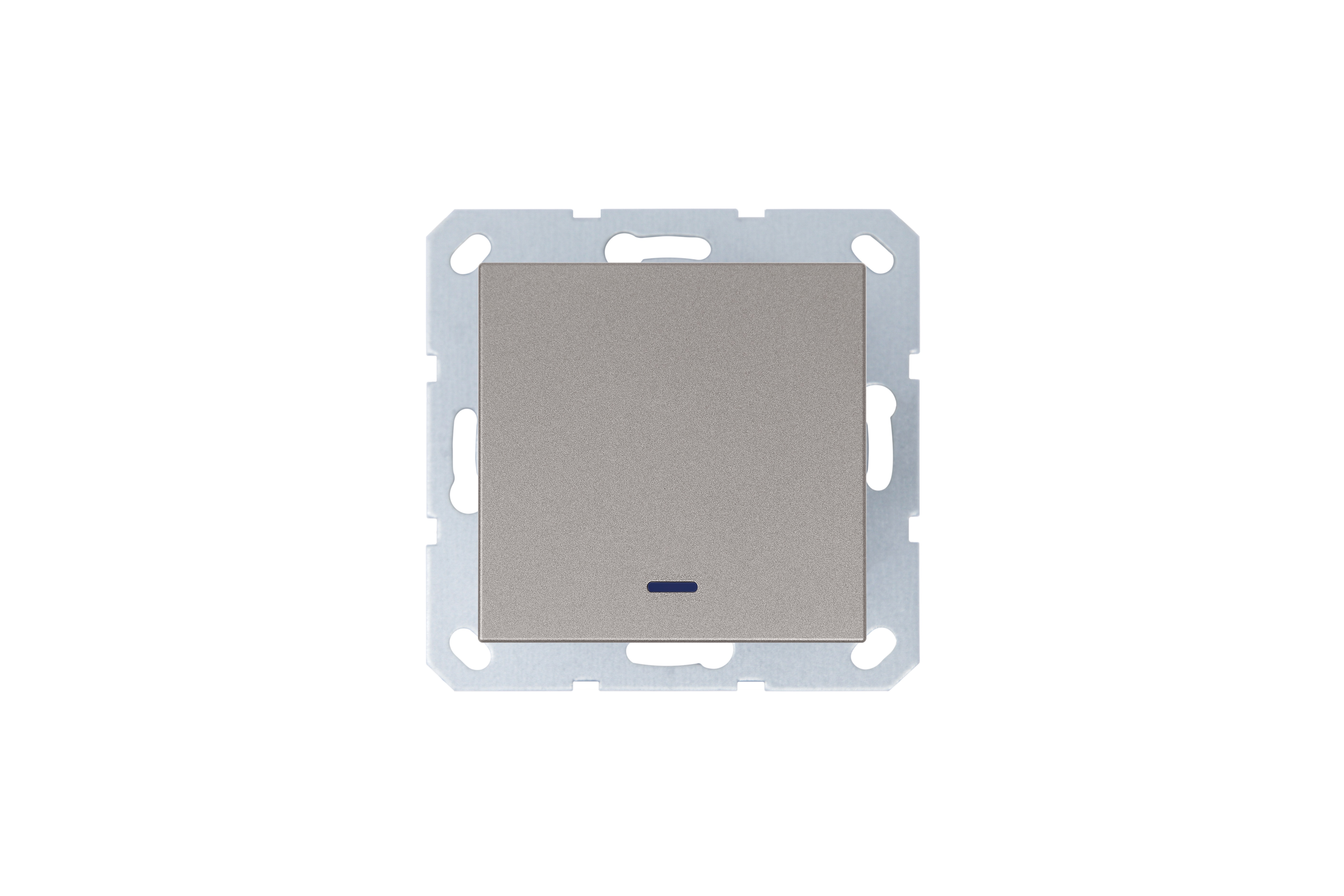 Jasmart G Шампань Выключатель 1-кл с подсветкой 10A 250V~