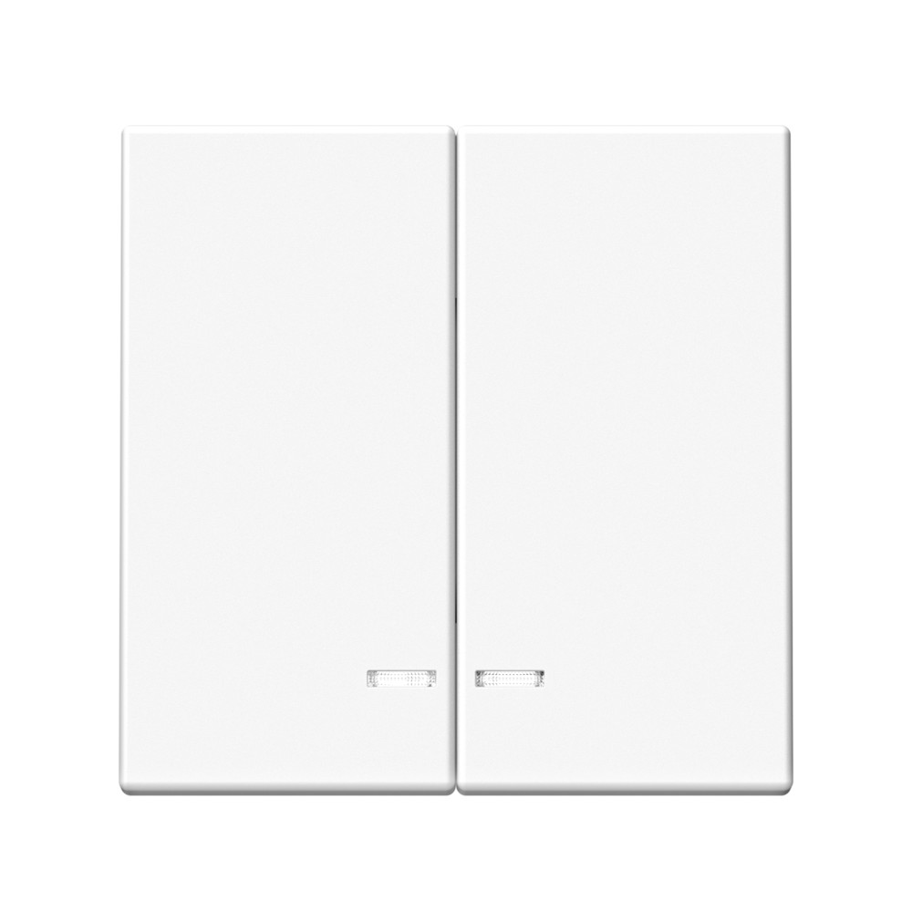 Systeme Electric ArtGallery Лотос Выключатель 2-клавишный с подсветкой, сх.5а, 10АХ, механизм