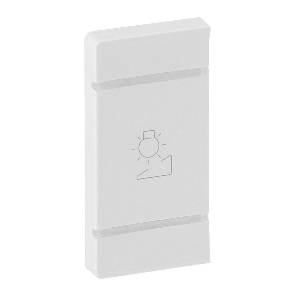Legrand Valena LIFE Бел MyHome Накладка для мех. BUS/SCS.С сим-м "Светорегулятор".1 мод.Уст слева