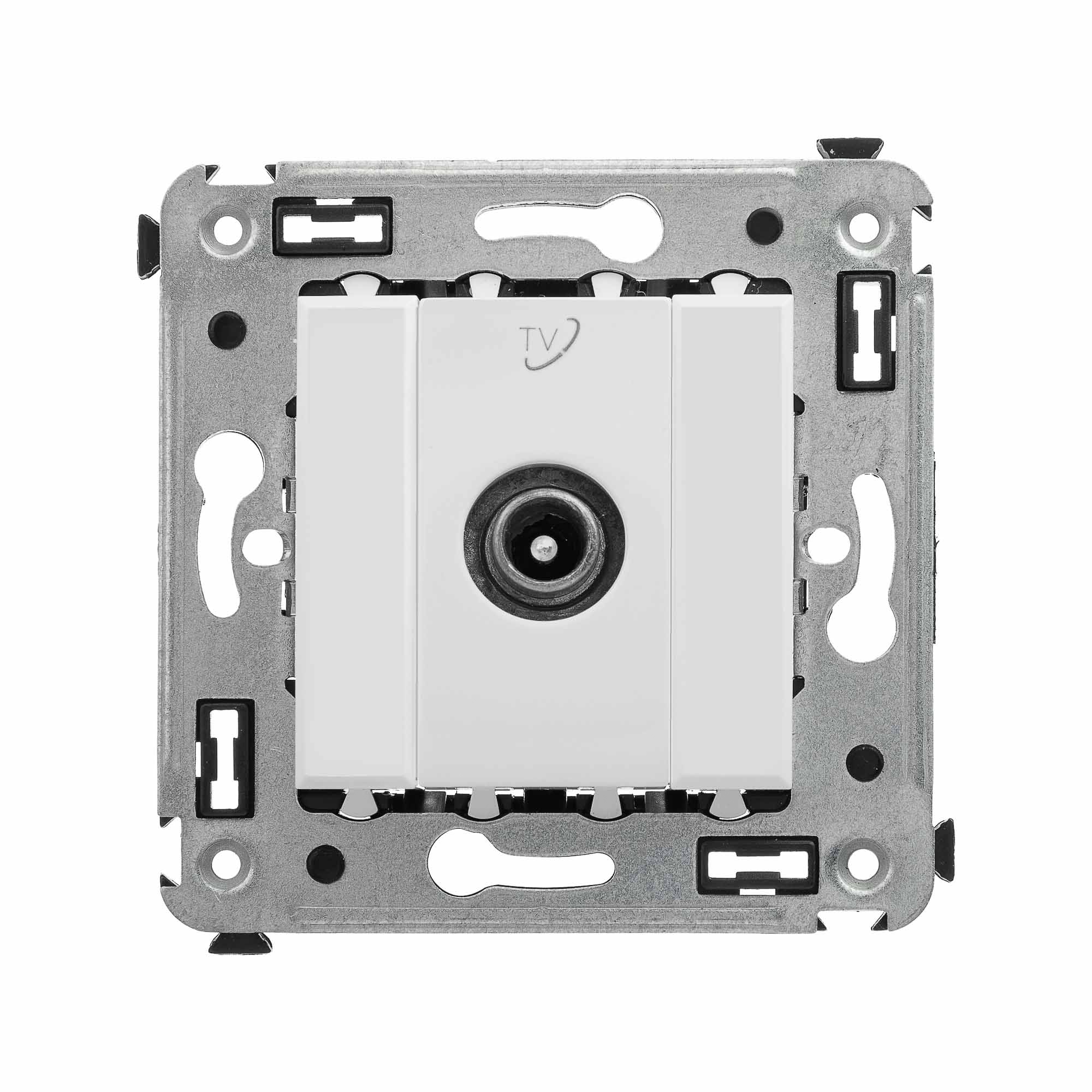 DKC Avanti Белое облако Розетка TV проходная