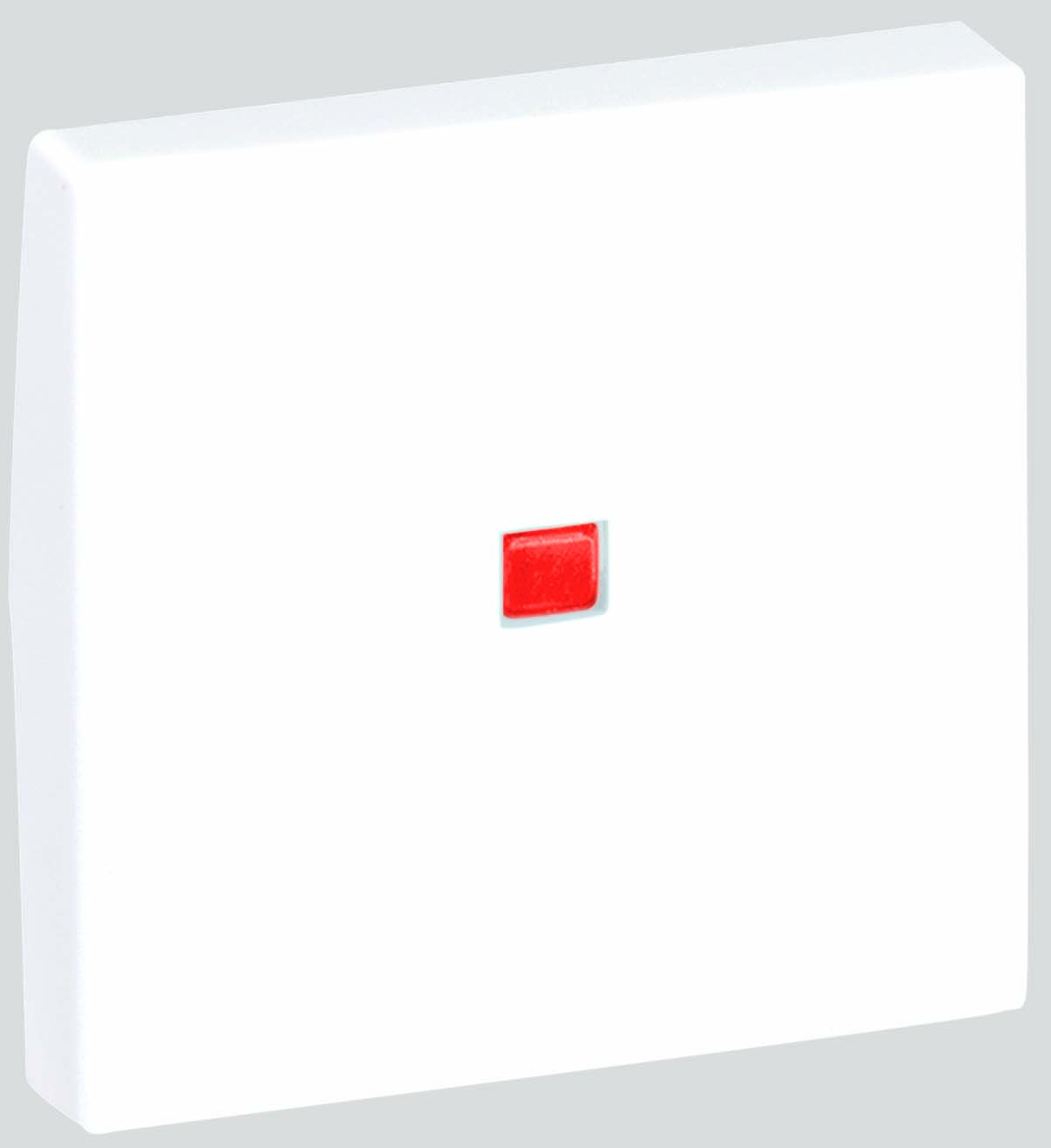 Simon Connect Алюминий Клавиша с индикатором для выключателя К302, 45х45мм