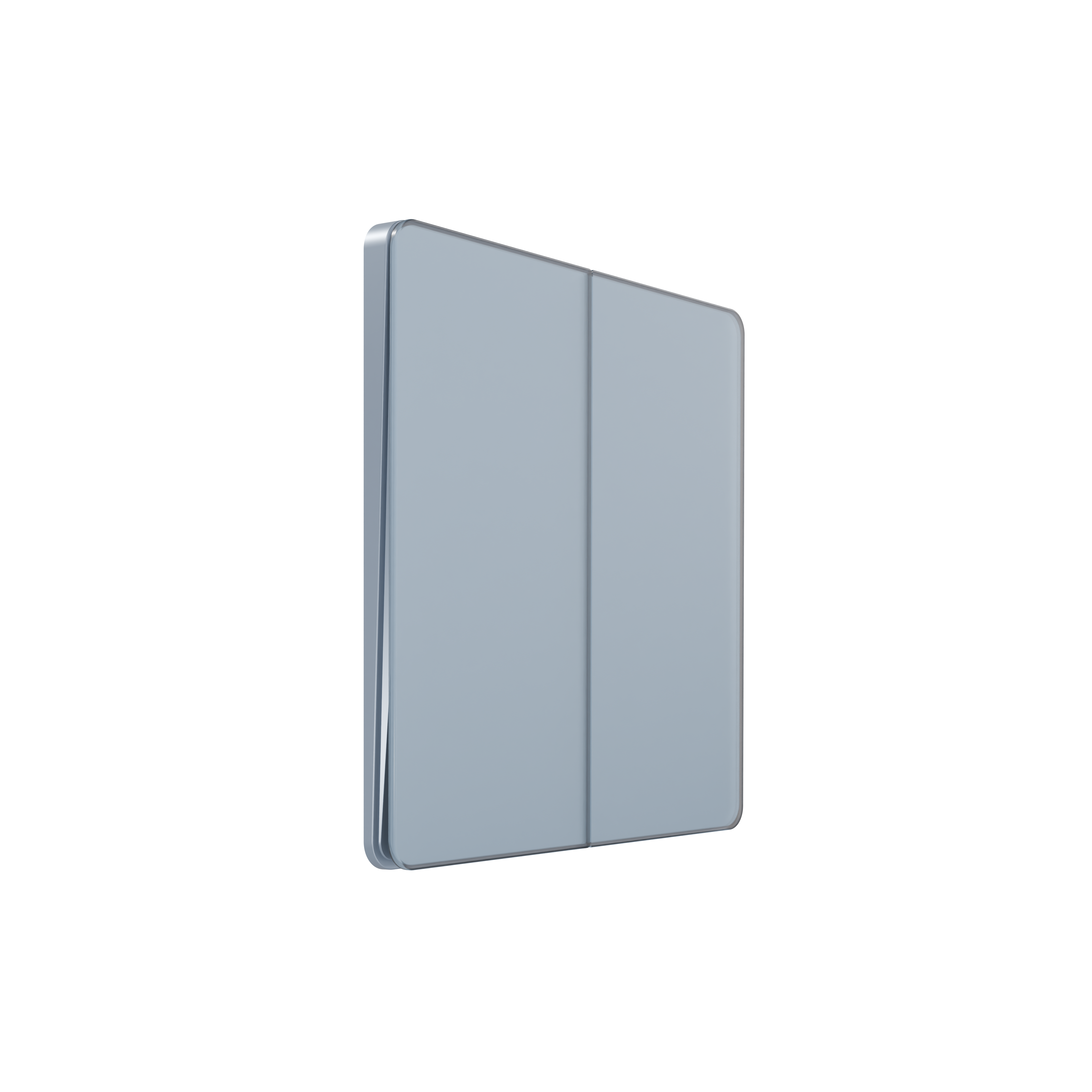 Systeme Electric Systeme Infinity Стальное небо Выключатель с самовозвратом 2-клавишный, 10А