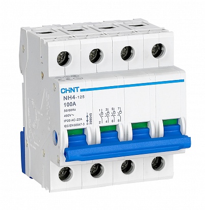 CHINT Выключатель нагрузки NH4 4P 80A (R)