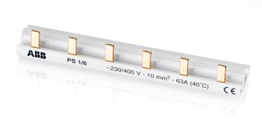 ABB PS1/6 Шина 1Ф к. 6мод.63А