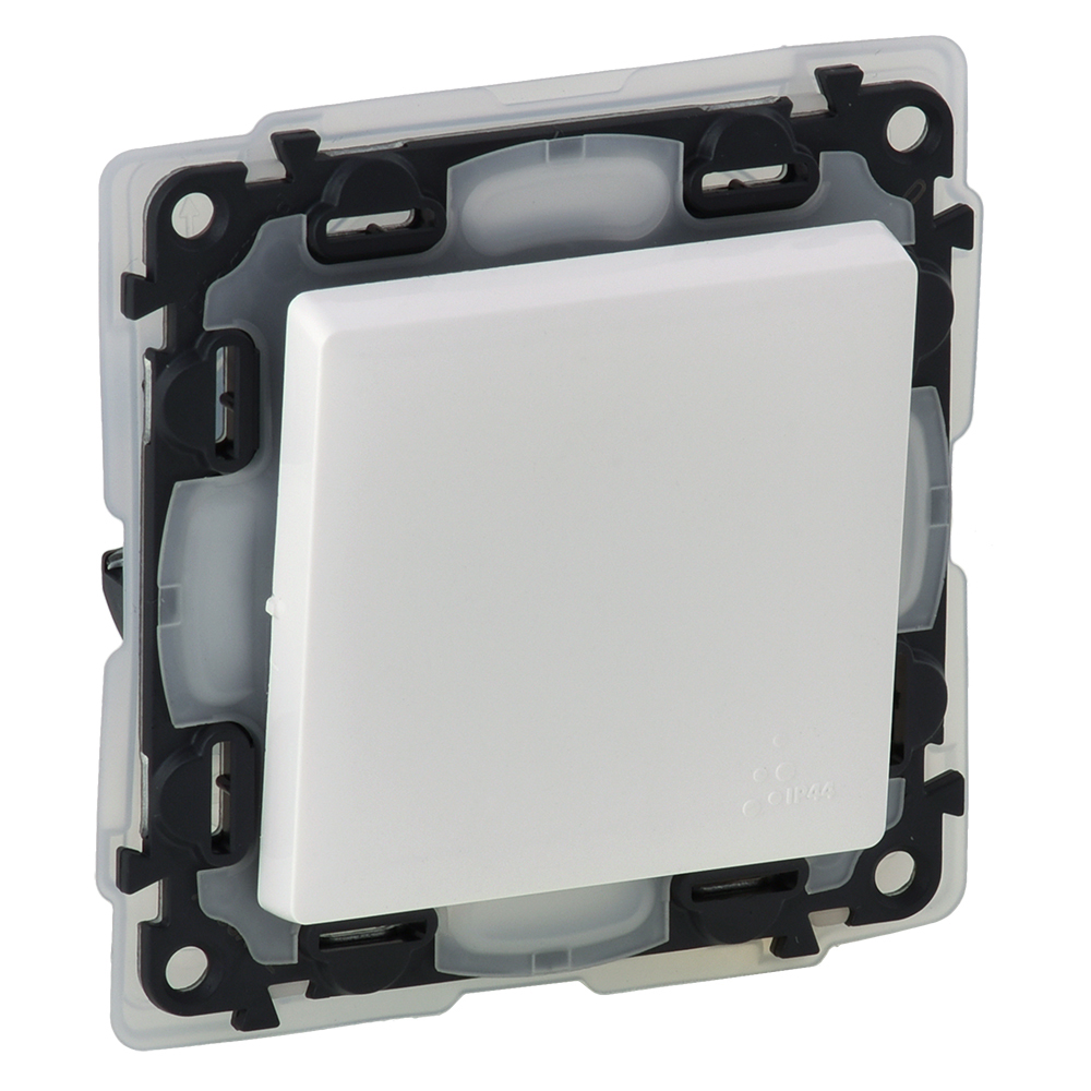 Legrand Valena LIFE DIY Бел Выключатель 1-клавишный 10А 250В (IP44)