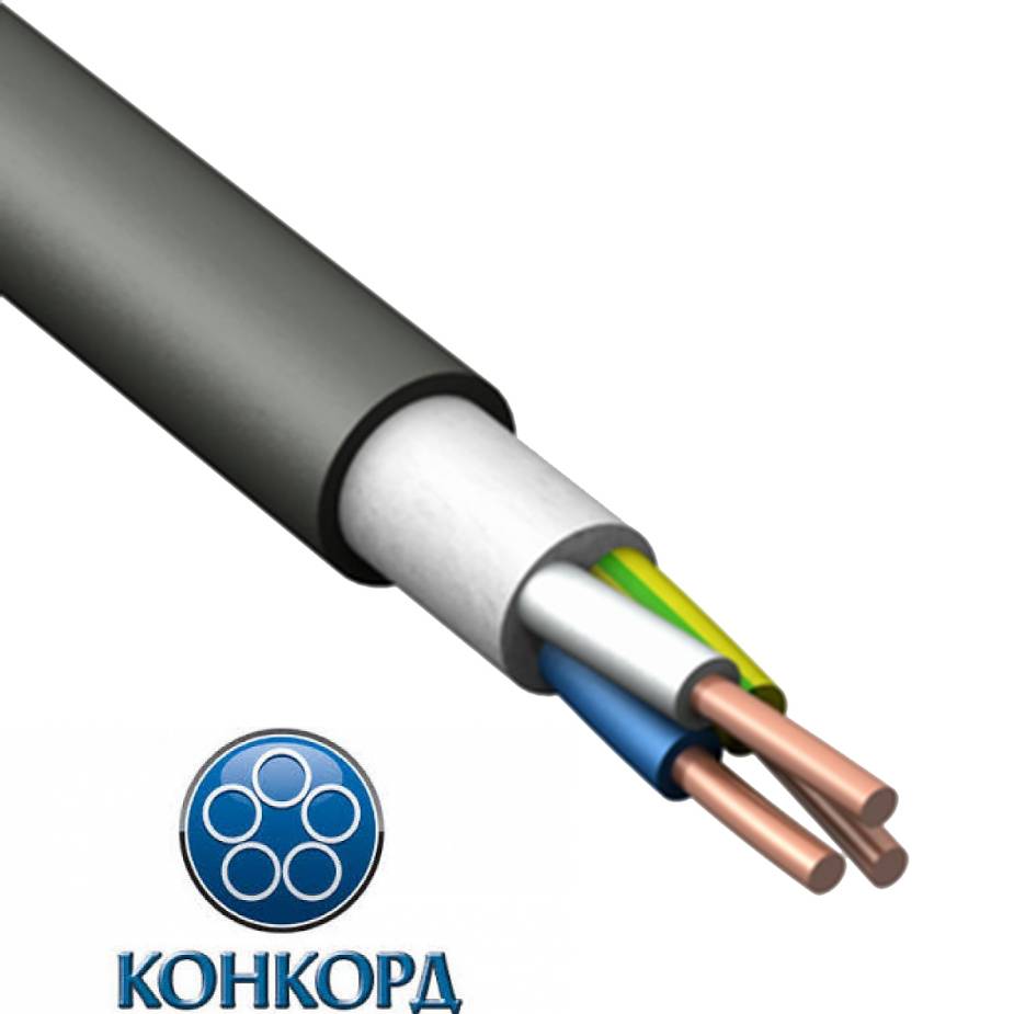Кабель силовой ВВГнг(А)-FRLS 3х2,5ок(N,PE)-0,66 ГОСТ (Конкорд) (100м)