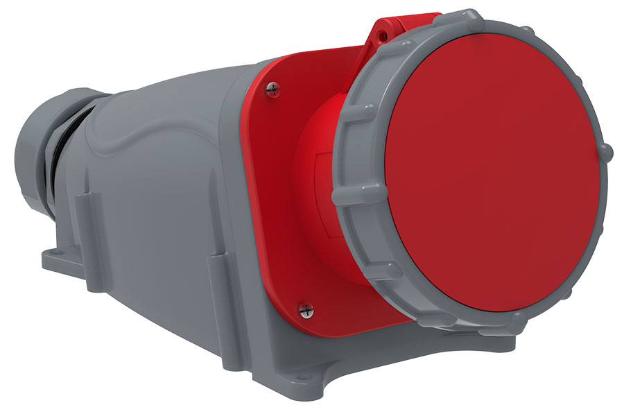 IEK Розетка стационарная ССИ-145 125А-6ч/200/346-240/415В 3Р+РЕ+N IP67 MAGNUM
