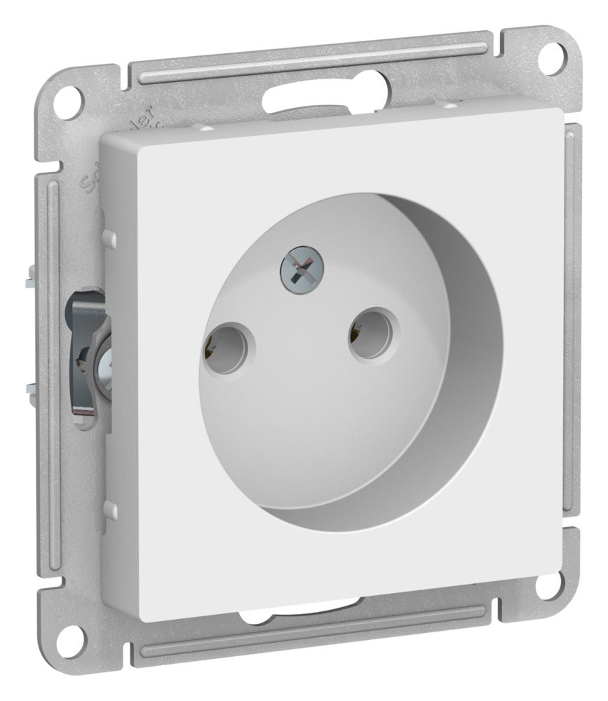 Systeme Electric AtlasDesign Лотос Розетка б/з без шторок, 16А, механизм