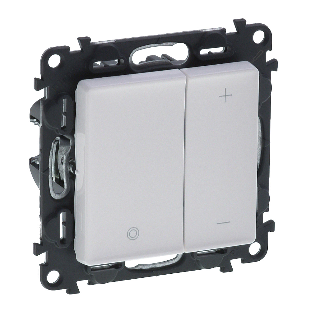 Legrand Valena LIFE DIY Бел Светорегулятор кнопочный универ. 400Вт без нейтрали