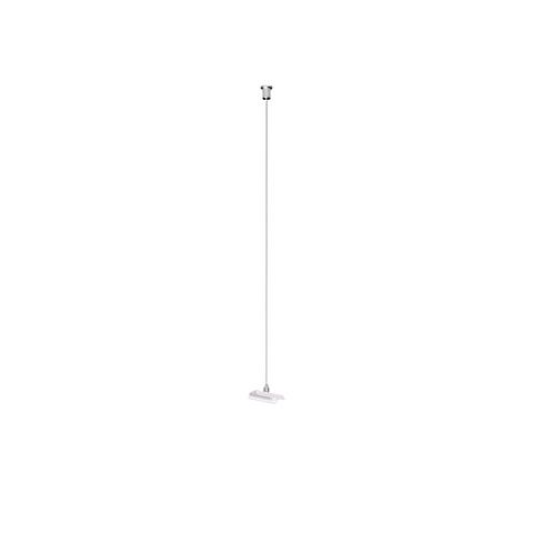 Denkirs TR2126-WH Механический подвес, для трека SMART, серия Base, IP20, 1.5м, белый, алюминий