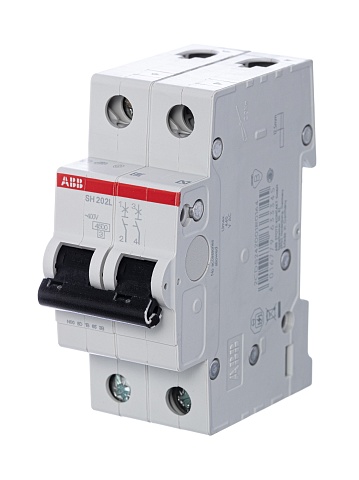 ABB Выключатель автоматический 2-полюсной SH202L B10