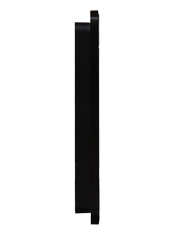 IEK BRITE DECOR Черный/алюм металл. скругл.угол Рамка 3-м РУ-3-1-Бр RE AL